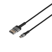Кабель Baseus Cafule Cable (special edition), Lightning 1m, 2.4A, Gray-Black