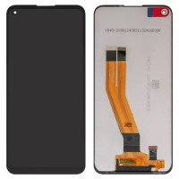 Дисплейний модуль для Samsung A115 Galaxy A11, Service Pack, Black
