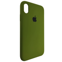 Чехол Copy Silicone Case iPhone XR Dark Green (48)
