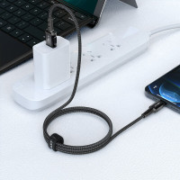 Кабель Acefast C1-02, Lightning, 1m, 2.4A, Black 4