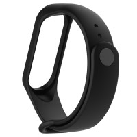 Ремінець для Xiaomi Mi Band 3/4 Silicone, Black 1