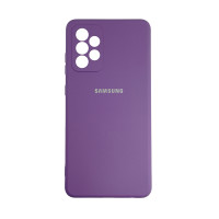 Чехол Silicone Case for Samsung A72 Light Violet (41)