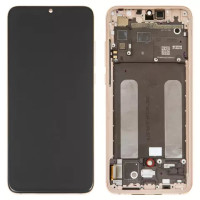 Дисплейний модуль для Xiaomi Mi 9 Lite, Mi CC9, з рамкою, Original Ref., Pearl White