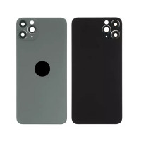 Задня кришка для iPhone 11 Pro Max, зі склом камери, Small Hole, Matte Midnight Green