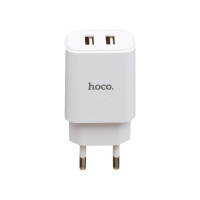 Мережевий зарядний пристрій Hoco C62A, Cable Micro, 2.1A White 1