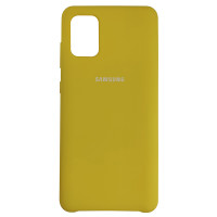 Чохол Silicone Case for Samsung A31 Yellow (4)