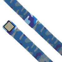 Ремінець для фітнес браслету Mi Band 5/6 Milanese Camo Blue 1