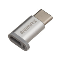 Перехідник Remax RA-USB1 Feliz Micro / Type-C Колір Сталевий