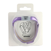 Ремінець для фітнес браслету Mi Band 5/6 Milanese Gold/Violet 3