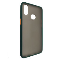 Чехол Totu Copy Gingle Series for Samsung A10S Dark Green+Orange