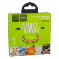 Кабель Hoco X21 Plus, Lightning, 1m, Black-Red 10