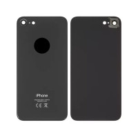 Задня кришка для iPhone 8, зі склом камери, Small Hole, Black