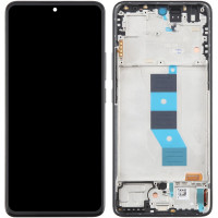 Дисплейний модуль для Xiaomi Redmi Note 14 4G, з рамкою, High Copy, OLED, Black