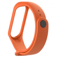 Ремінець для фітнес браслету Mi Band 5/6/7 Silicone, Orange 1