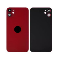 Задня кришка для iPhone 11, зі склом камери, Small Hole, Red