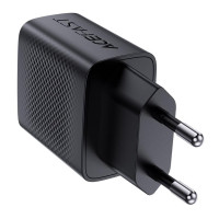 Мережевий зарядний пристрій Acefast A82, PD 20W, GaN, Black 2
