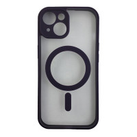 Чохол Transparante Case with MagSafe для iPhone 15 Purpule