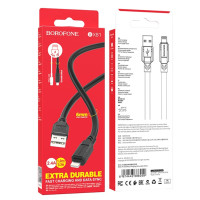 Кабель Borofone BX81, Lightning, 1m, 2.4A, Black 8