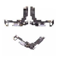 Шлейф для iPhone 14, з роз'ємом зарядки та мікрофоном, Original PRC, Purple