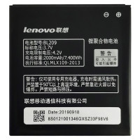 Акумулятор Original Lenovo A516, BL209 (2000 mAh)