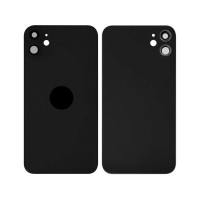 Задня кришка для iPhone 11, зі склом камери, Small Hole, Black