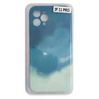 Чохол Silicone Water Print iPhone 11 Pro Mix Color Green
