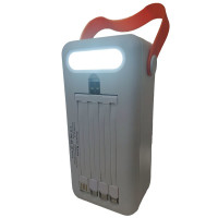 Універсальна мобільна батарея Bilitong S-13, Solar Charge, Cable Micro/iPhone/TypeC, 60000 mAh White 2