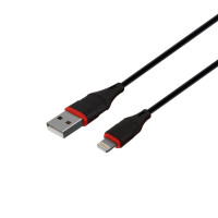 Мережевий зарядний пристрій Borofone BA20A, Cable Lightning, 2.1A, Black 2
