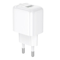 Мережевий зарядний пристрій Borofone BAS42A, PD 18W, QC 3.0, White 4