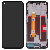 Дисплейний модуль для Oppo A54 5G, з рамкою, Original PRC, Black