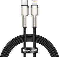 Кабель Baseus Cafule Metal Data Cable, Type-C to Lightning, PD 20W, 2m, Black 2