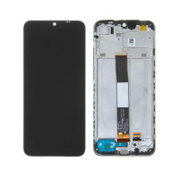 Дисплейний модуль для Xiaomi Redmi 9A, Redmi 9C, з рамкою, High Copy, Black