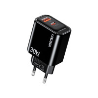 Мережевий зарядний пристрій Kakusiga KSC-1667, 30W, Black