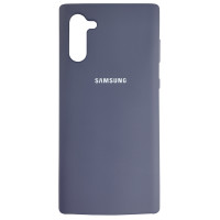 Чехол Silicone Case for Samsung Note 10 Midnight (8)
