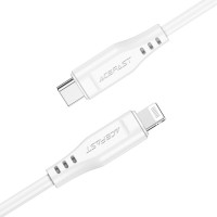 Кабель Acefast C3-01, Type-C to Lightning 1m, 30W, White 1