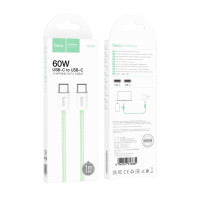 Кабель Hoco X104 Source, Type-C to Type-C, 1m, 60W, Green 11