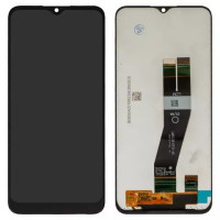 Дисплейний модуль для Samsung A037G Galaxy A03s, Original Ref., з чорним шлейфом, Black