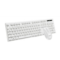 Безпровідна клавіатура і миша XO KB-02 White