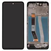 Дисплейний модуль для Motorola Moto G14, FPC6527, з рамкою, High Copy, Black