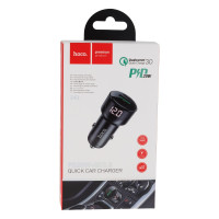 Автомобільний зарядний пристрій Hoco Z42, PD 20W, QC3.0, Black 2