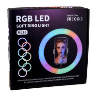 Кільцева лампа RGB MJ26 26cm Black 2