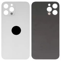 Задня кришка для iPhone 12 Pro Max, Small Hole, Silver