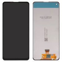 Дисплейний модуль для Samsung A217 Galaxy A21s, Service Pack, Black