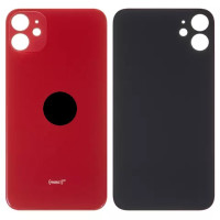 Задня кришка для iPhone 11, Original PRC, Big Hole, Red