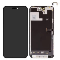Дисплейний модуль для iPhone 14 Pro Max, High Copy, без мікросхеми, AMOLED, GX OEM soft, Black