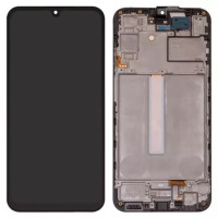 Дисплейний модуль для Samsung A256 Galaxy A25, з рамкою, Original PRC, Black