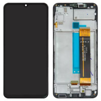 Дисплейний модуль для Samsung M236B Galaxy M23, PM6585JB3-1-71, з рамкою, Original PRC, Black