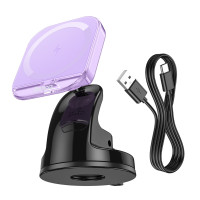 Автотримач Hoco HW18, Wireless Charging MagSafe, 15W, Purpule 7