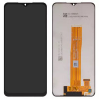 Дисплейний модуль для Samsung A125F Galaxy A12, A125F_REV0.1 FPC6509-1, Service Pack, Black