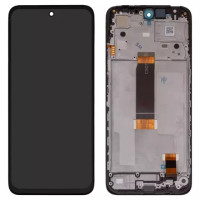 Дисплейний модуль для Xiaomi Poco M6 Pro 5G, Redmi 12, ver. CSOT, з рамкою, Original PRC, Black